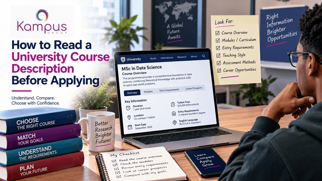 How to Read a University Course Description Before Applying