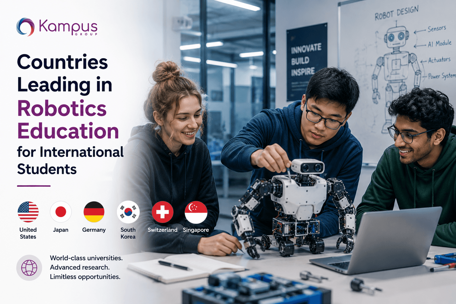 Countries Leading in Robotics Education for International Students